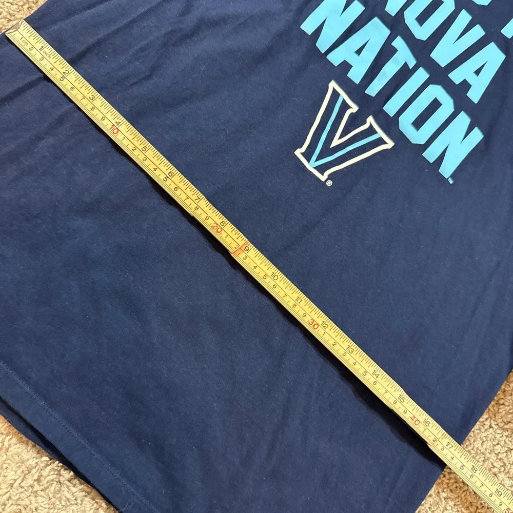 Nike Villanova Wildcats T-Shirt Mens Small Navy Blue Excellent Nova Nation Tee